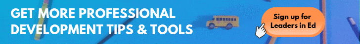 CTA - Sign up for WorkMonger's Leader in Education Newsletter