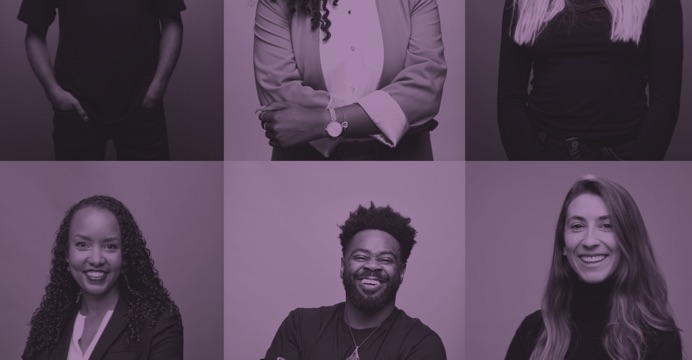 Grid photo of professional team members